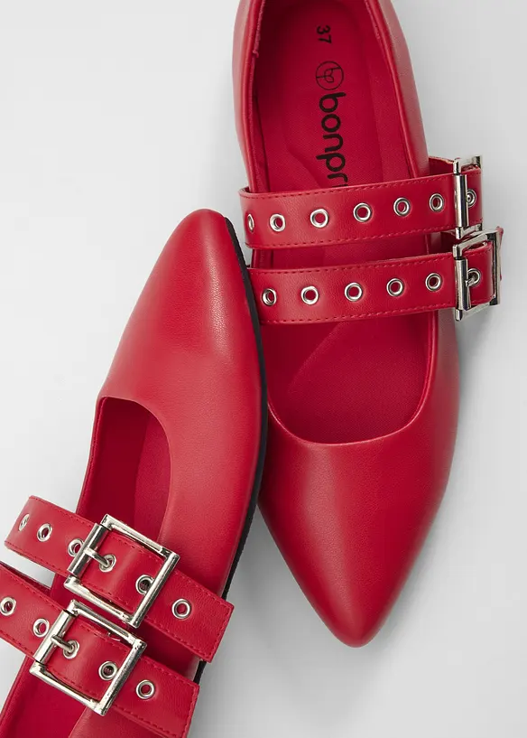 Ballerine stile Mary Jane con soletta imbottita, bonprix