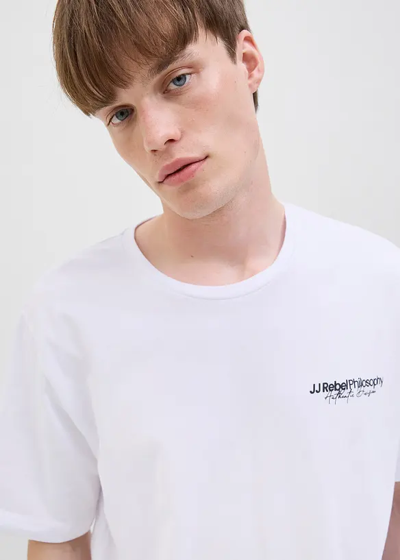 T-shirt JJ REBEL in puro cotone, loose fit, JJ REBEL