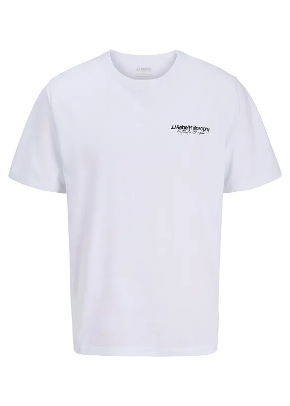 T-shirt JJ REBEL in puro cotone, loose fit, JJ REBEL