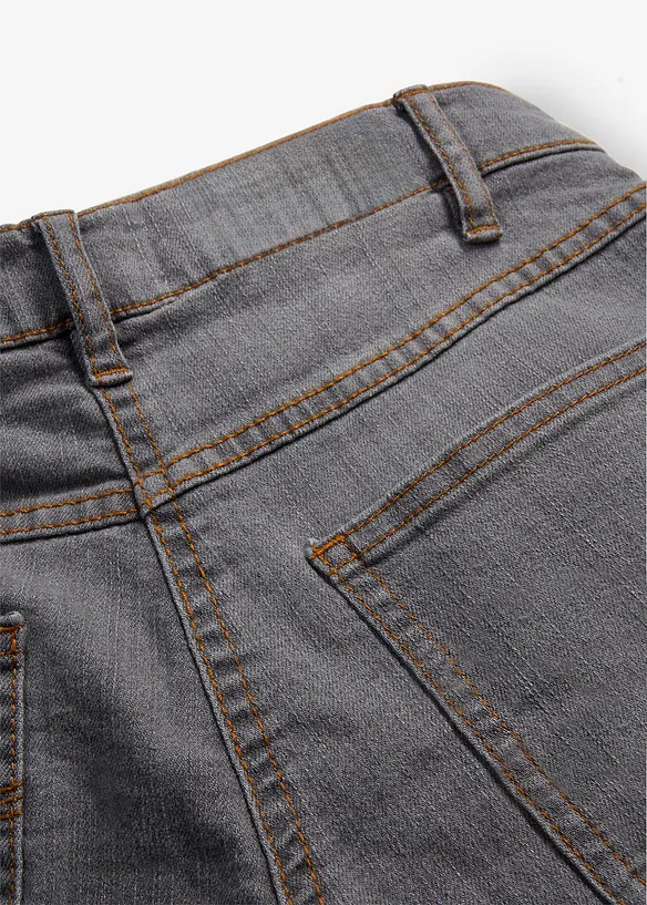 Jeans elasticizzati straight, vita media, bonprix