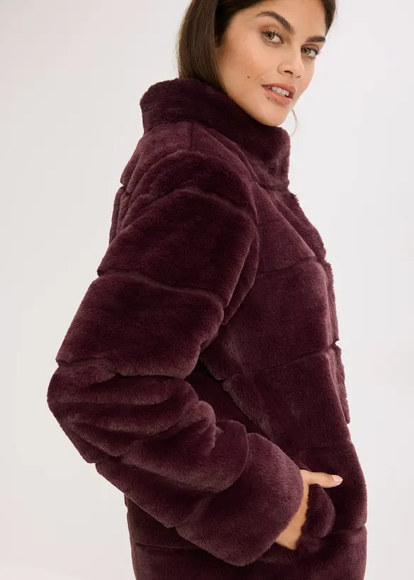 Cappotto in pelliccia ecologica, bonprix