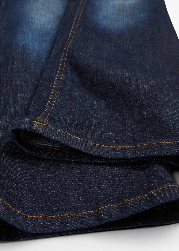 Jeans bootcut elasticizzati, vita media, bonprix