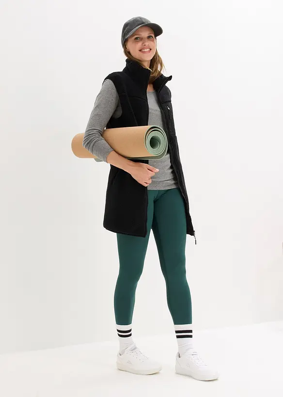 Gilet in pile teddy, bonprix