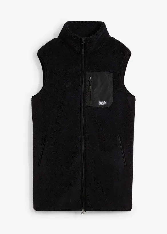 Gilet in pile teddy, bonprix