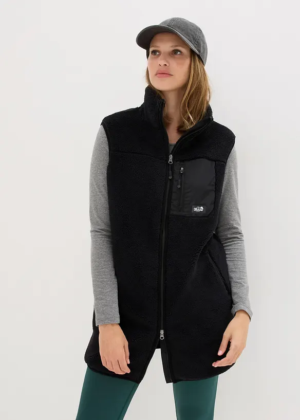 Gilet in pile teddy, bonprix