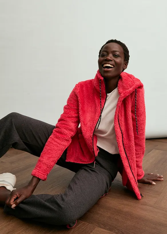 Giacca in pile teddy, bonprix