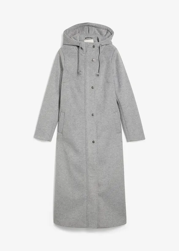 Cappotto lungo in simil lana, bonprix
