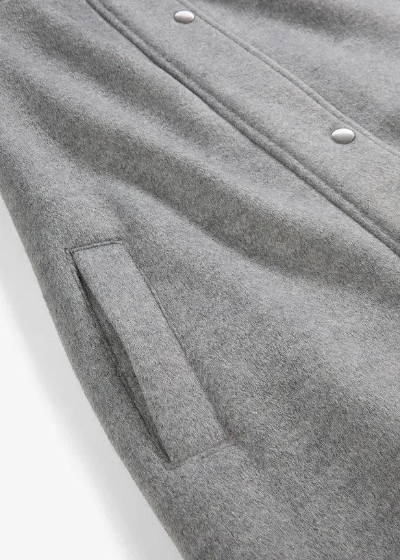 Cappotto lungo in simil lana, bonprix
