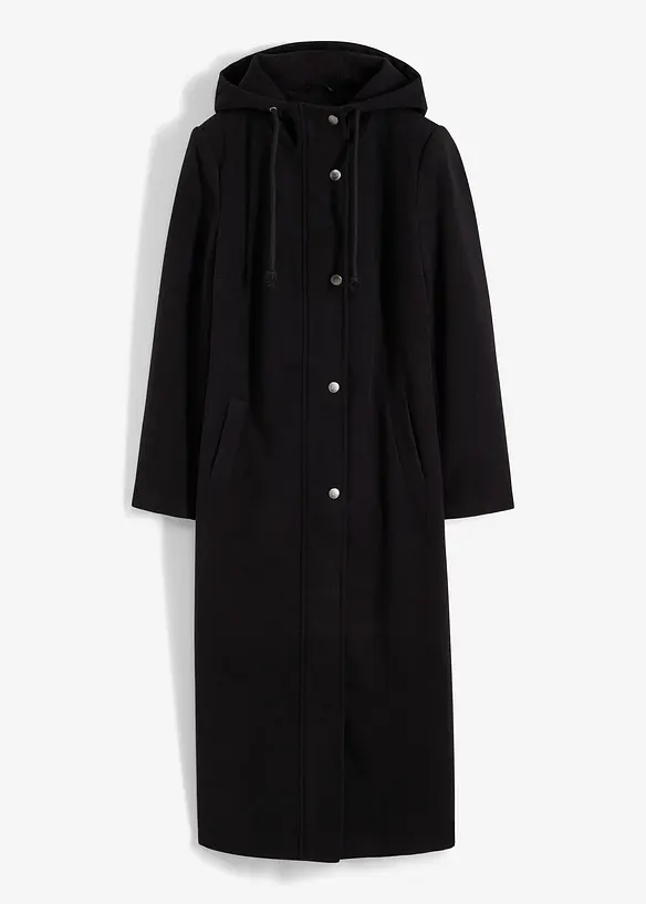 Cappotto lungo in simil lana, bonprix