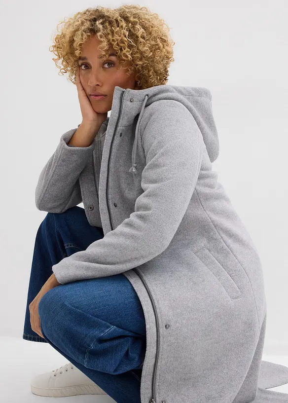 Cappotto lungo in simil lana, bonprix