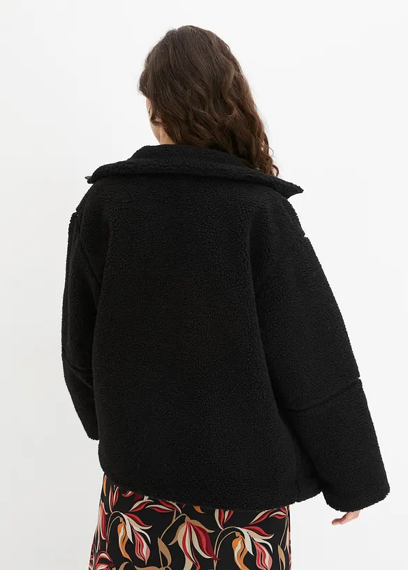 Giacca in pile teddy imbottita, bonprix