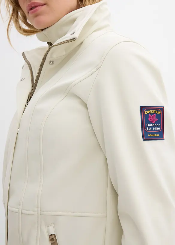 Softshell lungo elasticizzato idrorepellente, bonprix