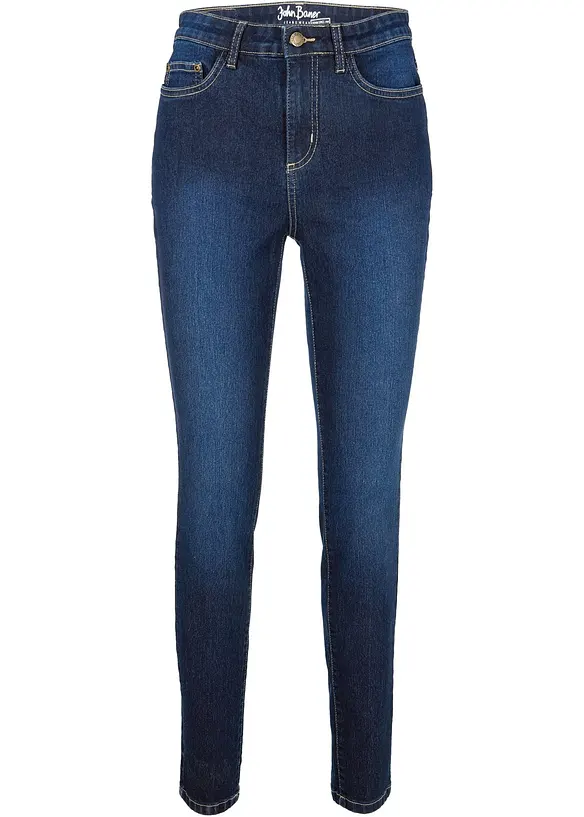 Jeans skinny elasticizzati, vita alta, bonprix