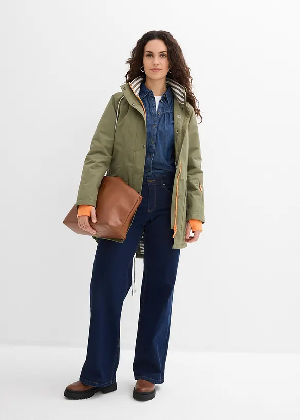 Giacca tecnica da mezza stagione, impermeabile, bonprix