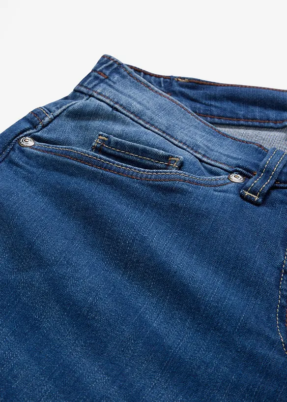 Jeans boyfriend elasticizzati, vita media, bonprix