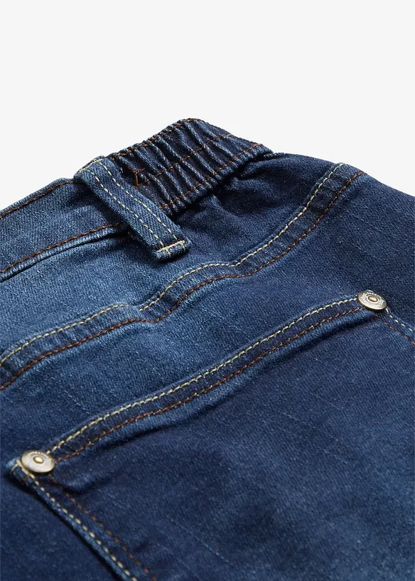 Jeans boyfriend elasticizzati, vita media, bonprix