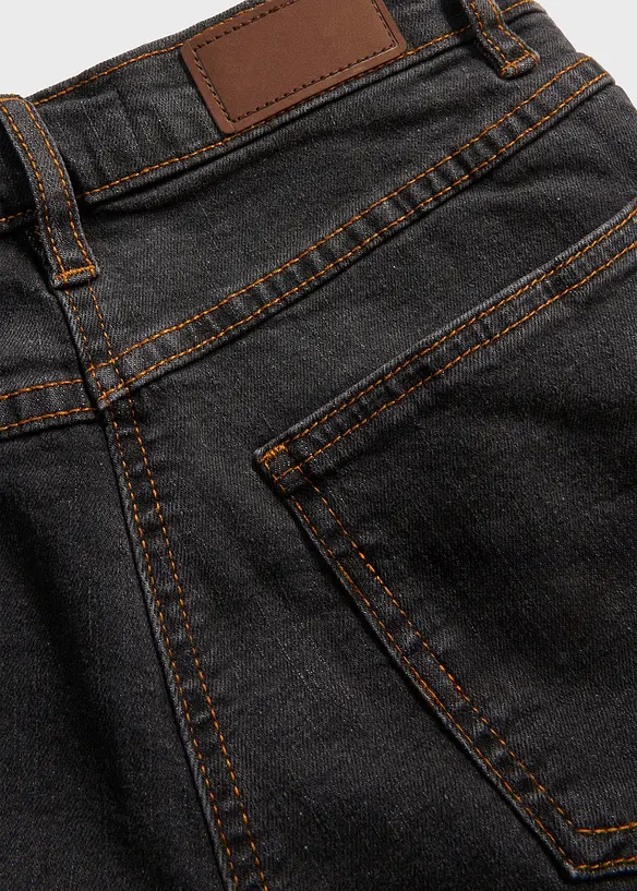 Jeans bootcut elasticizzati, vita alta, bonprix