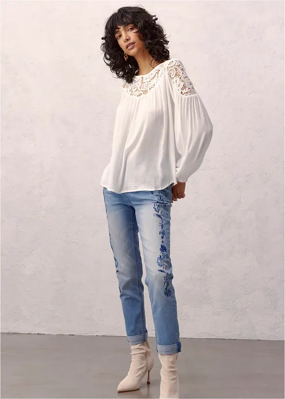 Abito in jersey di misto viscosa, bonprix