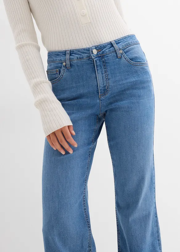 Jeans a zampa, bonprix