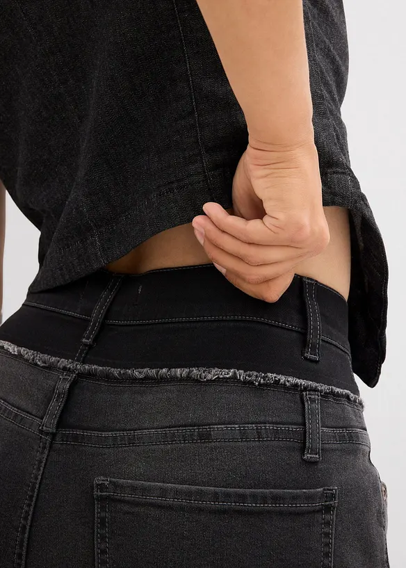 Jeans wide leg, vita alta, bonprix