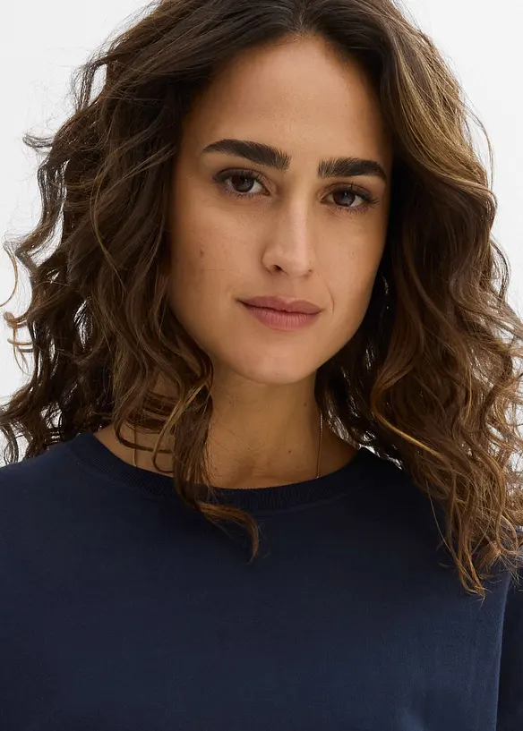 Abito in felpa con gonna in tessuto, bonprix