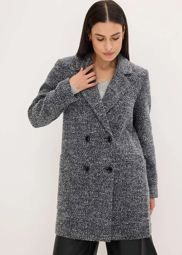 Cappotto corto in simil lana, bonprix