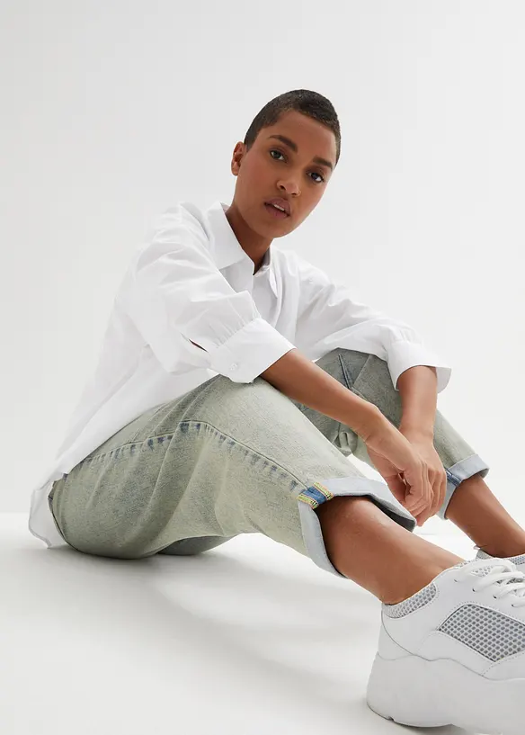 Jeans con lavaggio vintage, bonprix