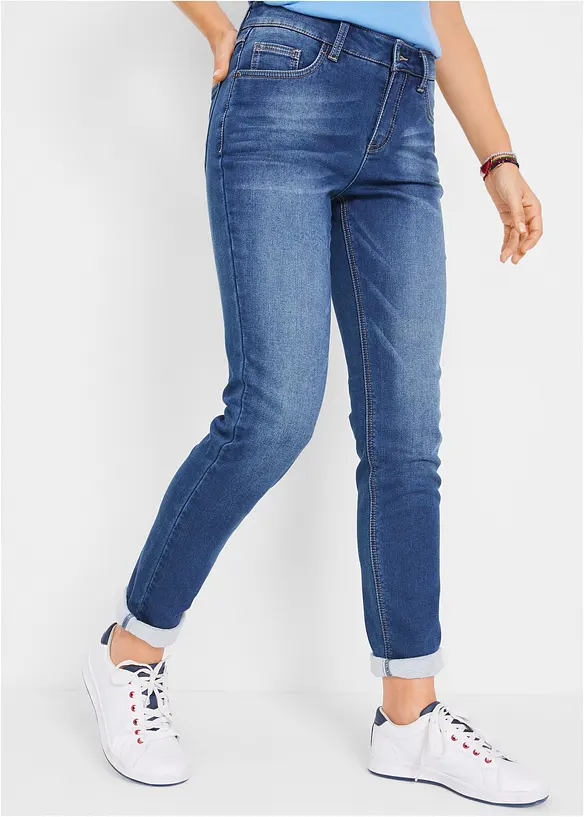 Jeans boyfriend termici con interno morbido e caldo, bonprix