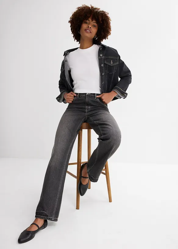 Jeans straight, loose fit, bonprix