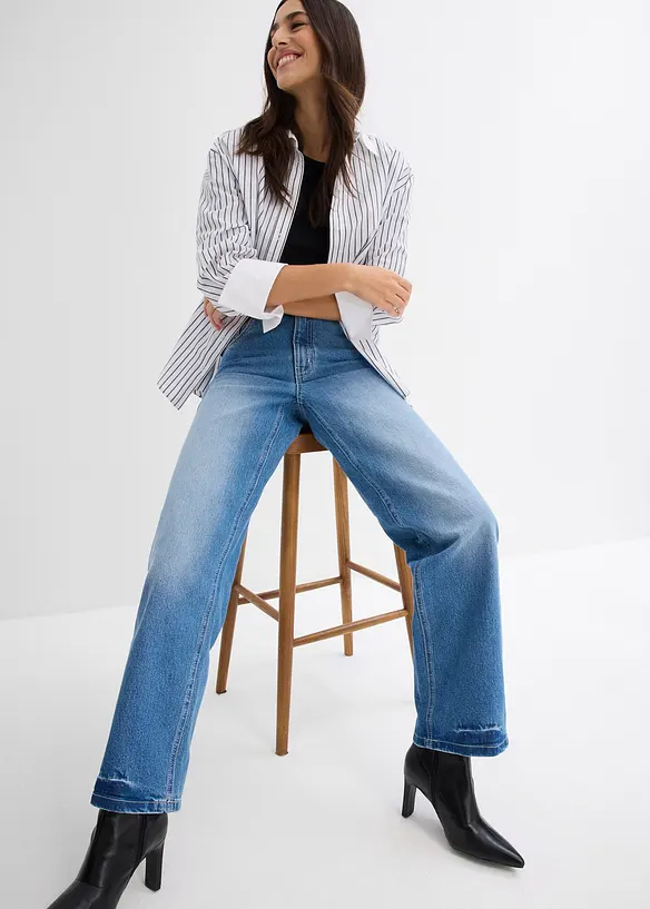 Jeans straight, loose fit, bonprix