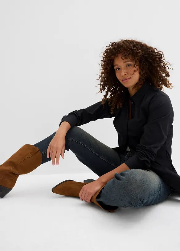 Mom jeans, vita alta, bonprix