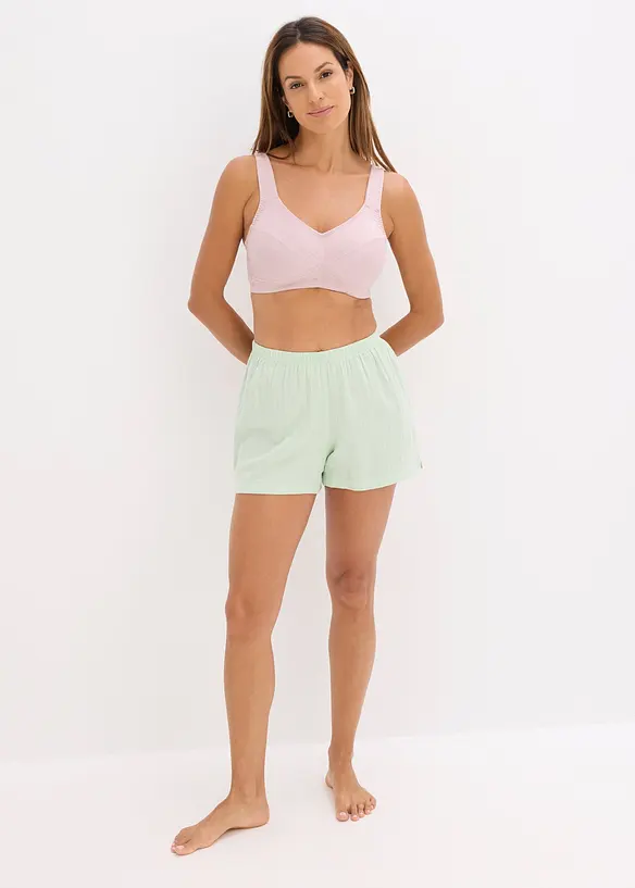 Reggiseno senza ferretto  con cotone biologico (pacco da 2), bonprix