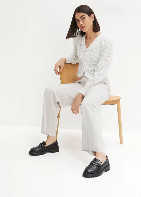 Cardigan con bottoni gioiello, bonprix