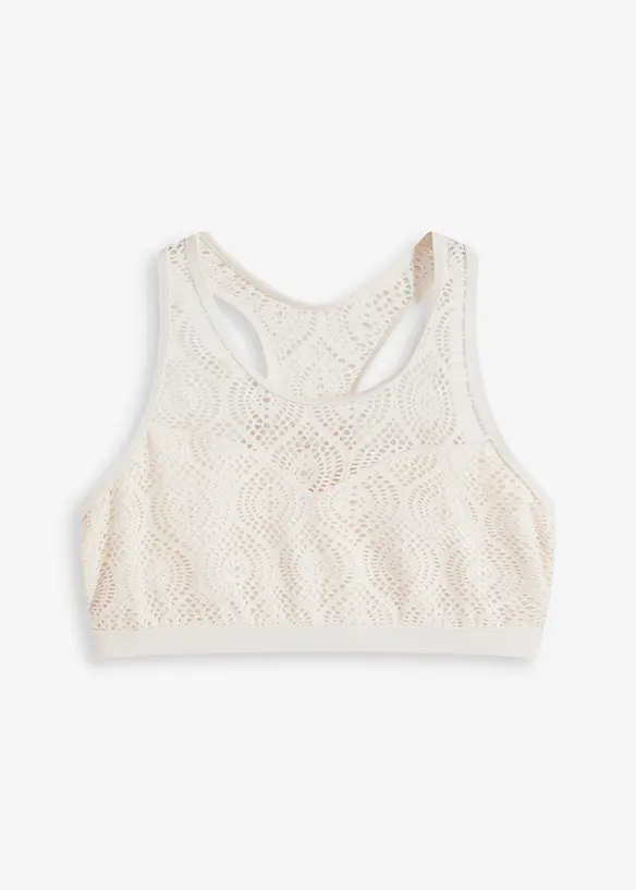 Bustier per bikini con pizzo, bonprix