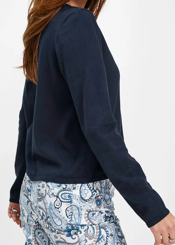 Cardigan semplice in filato fine, bonprix