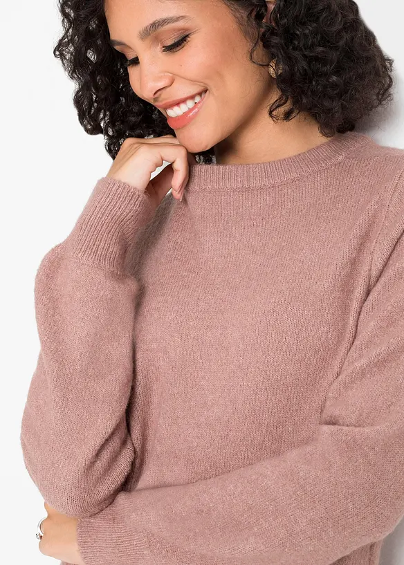 Maglione con maniche a palloncino, bonprix