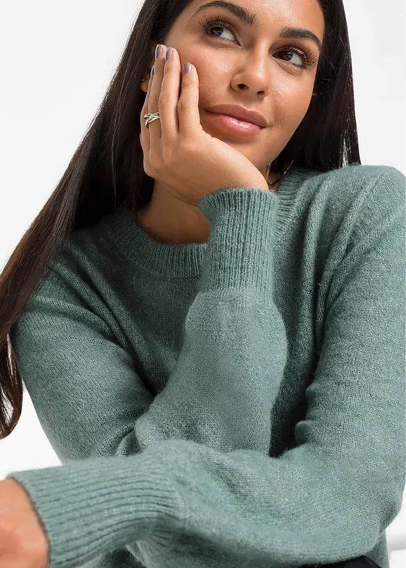 Maglione con maniche a palloncino, bonprix