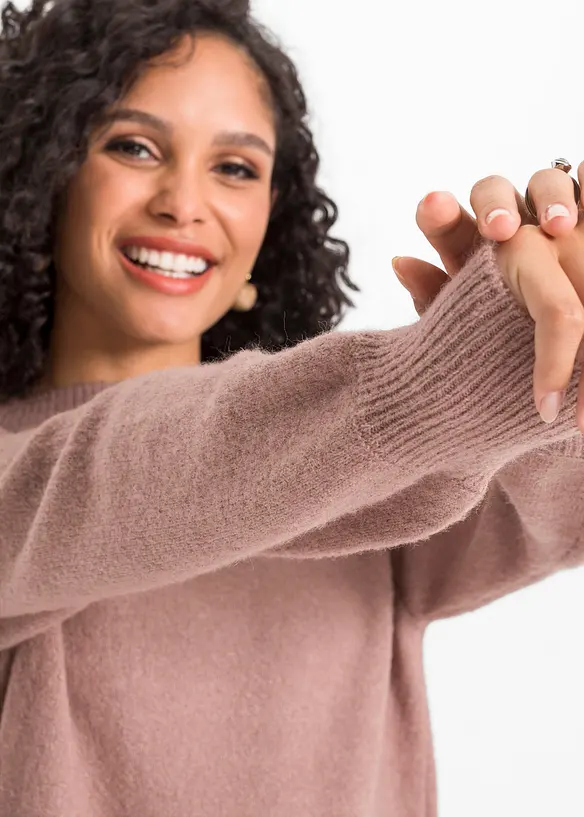 Maglione con maniche a palloncino, bonprix