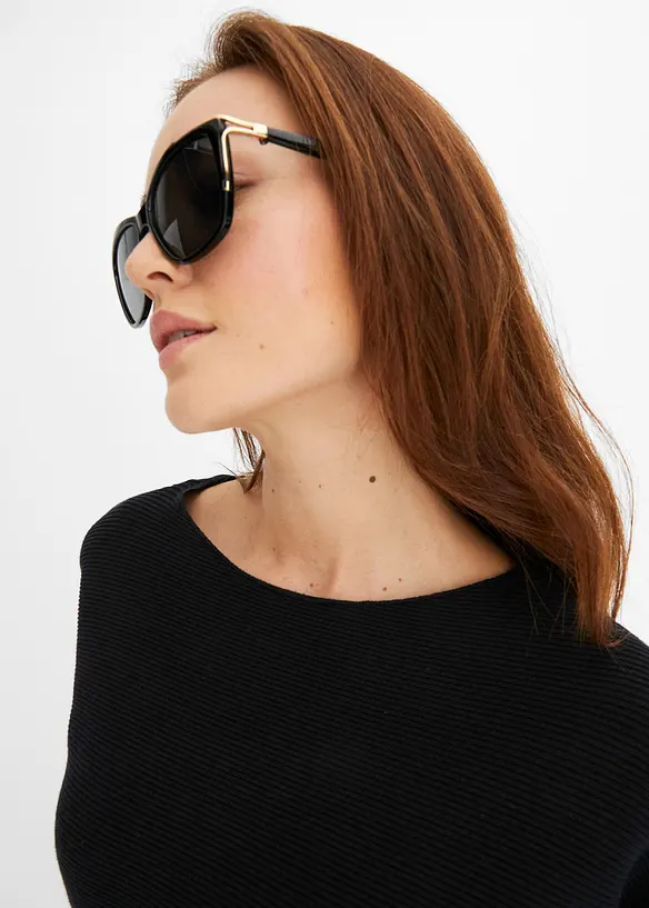 Maglione oversize a costine, bonprix