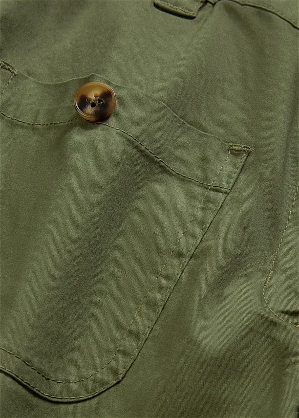 Pantaloni wide leg con cinta comoda, vita alta, bonprix