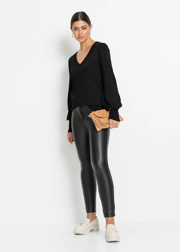 Maglione in filato fine misto viscosa, bonprix