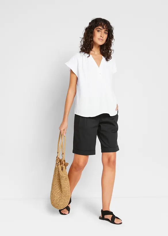 Top in mussola di puro cotone, bonprix