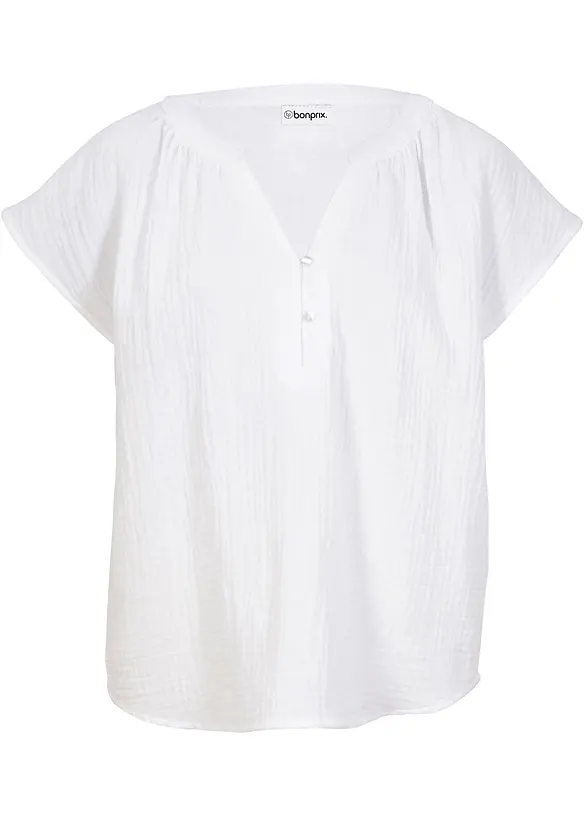 Top in mussola di puro cotone, bonprix