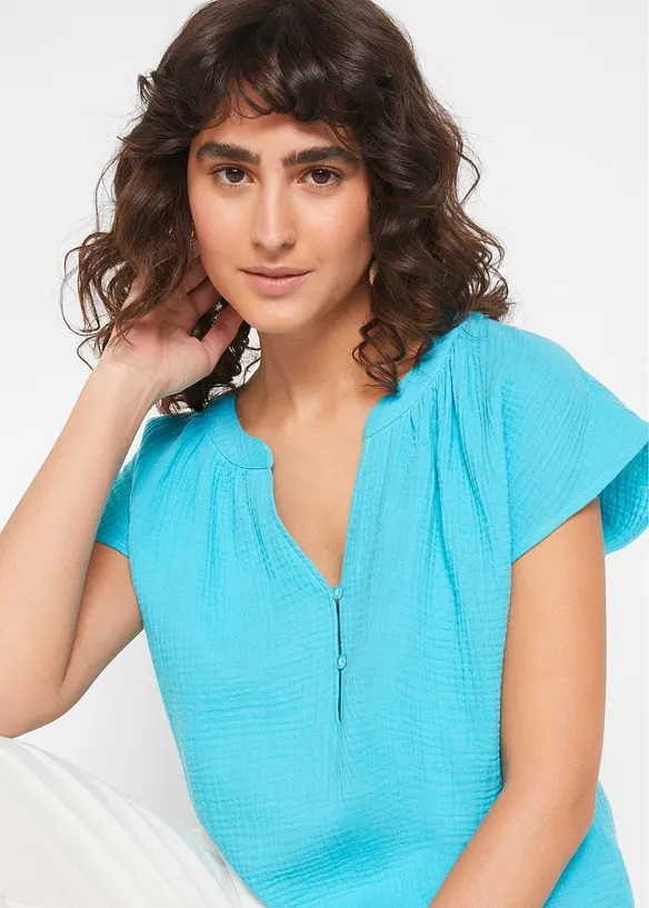 Top in mussola di puro cotone, bonprix