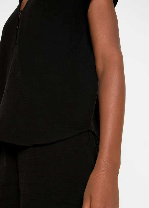 Top in mussola di puro cotone, bonprix