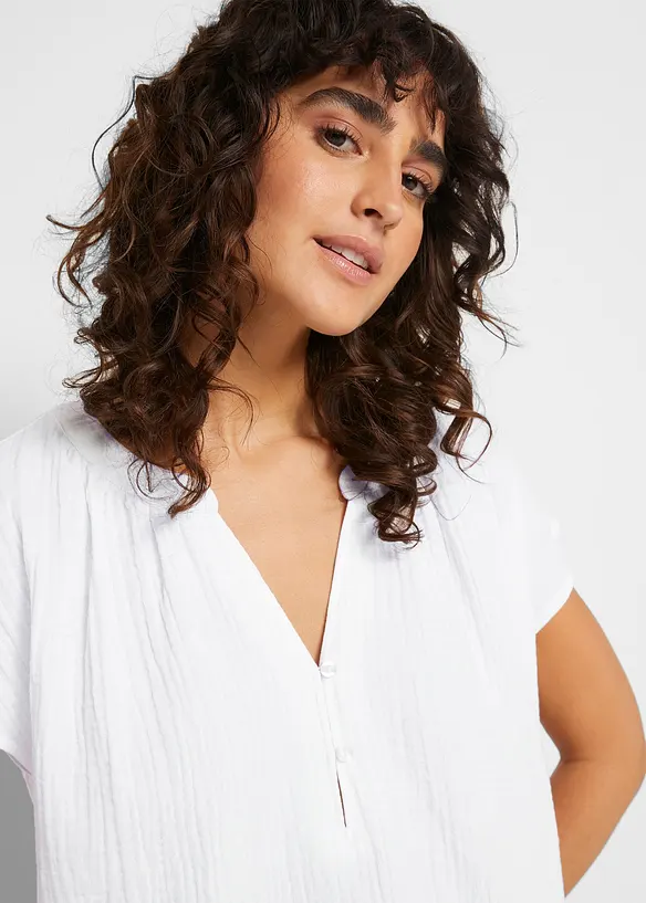 Top in mussola di puro cotone, bonprix