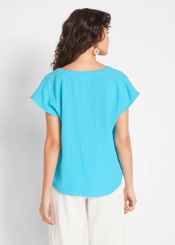 Top in mussola di puro cotone, bonprix