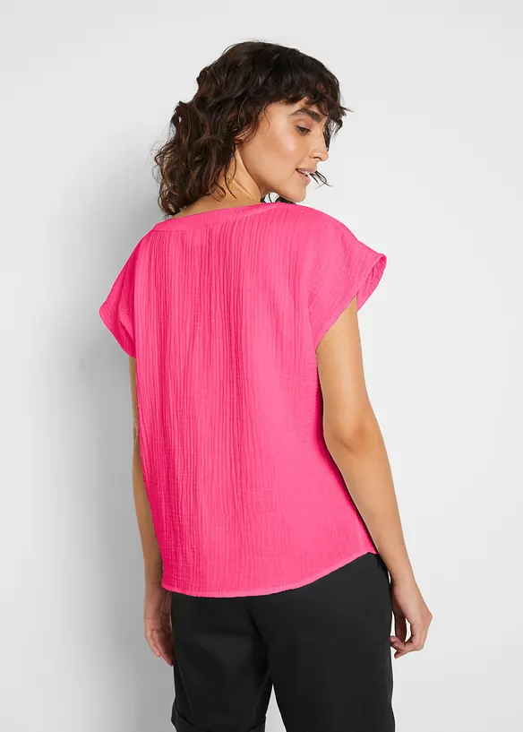 Top in mussola di puro cotone, bonprix