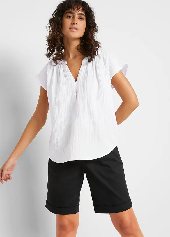 Top in mussola di puro cotone, bonprix