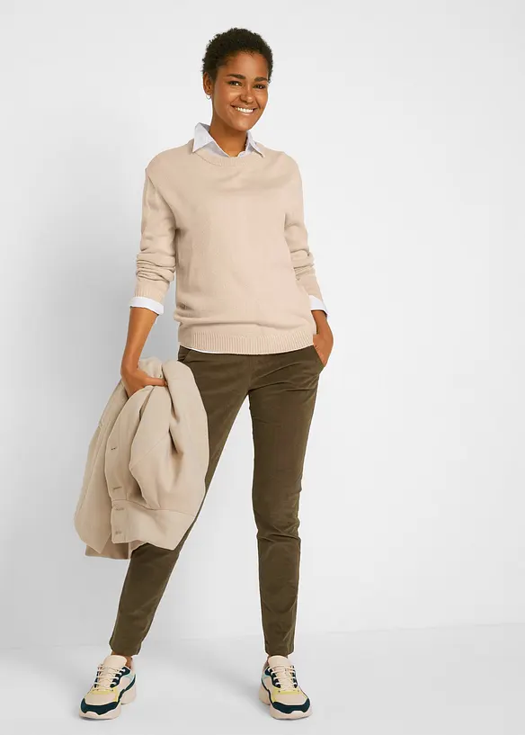 Maglione a girocollo, bonprix